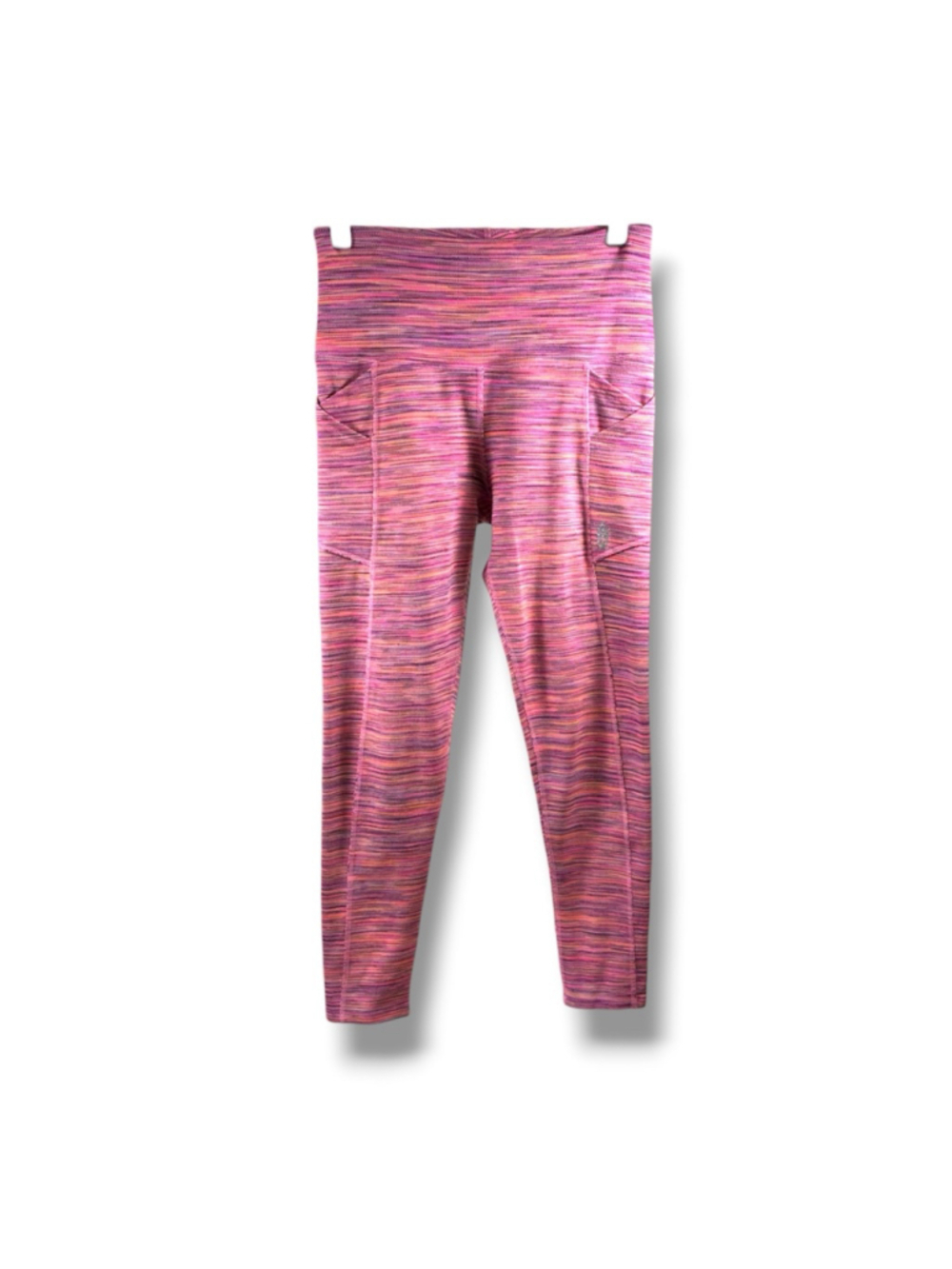 Free People Movement Roll Out Leggings in a Pink Combo Color Size S